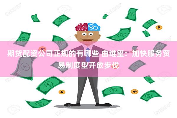 期货配资公司正规的有哪些 曲维玺：加快服务贸易制度型开放步伐